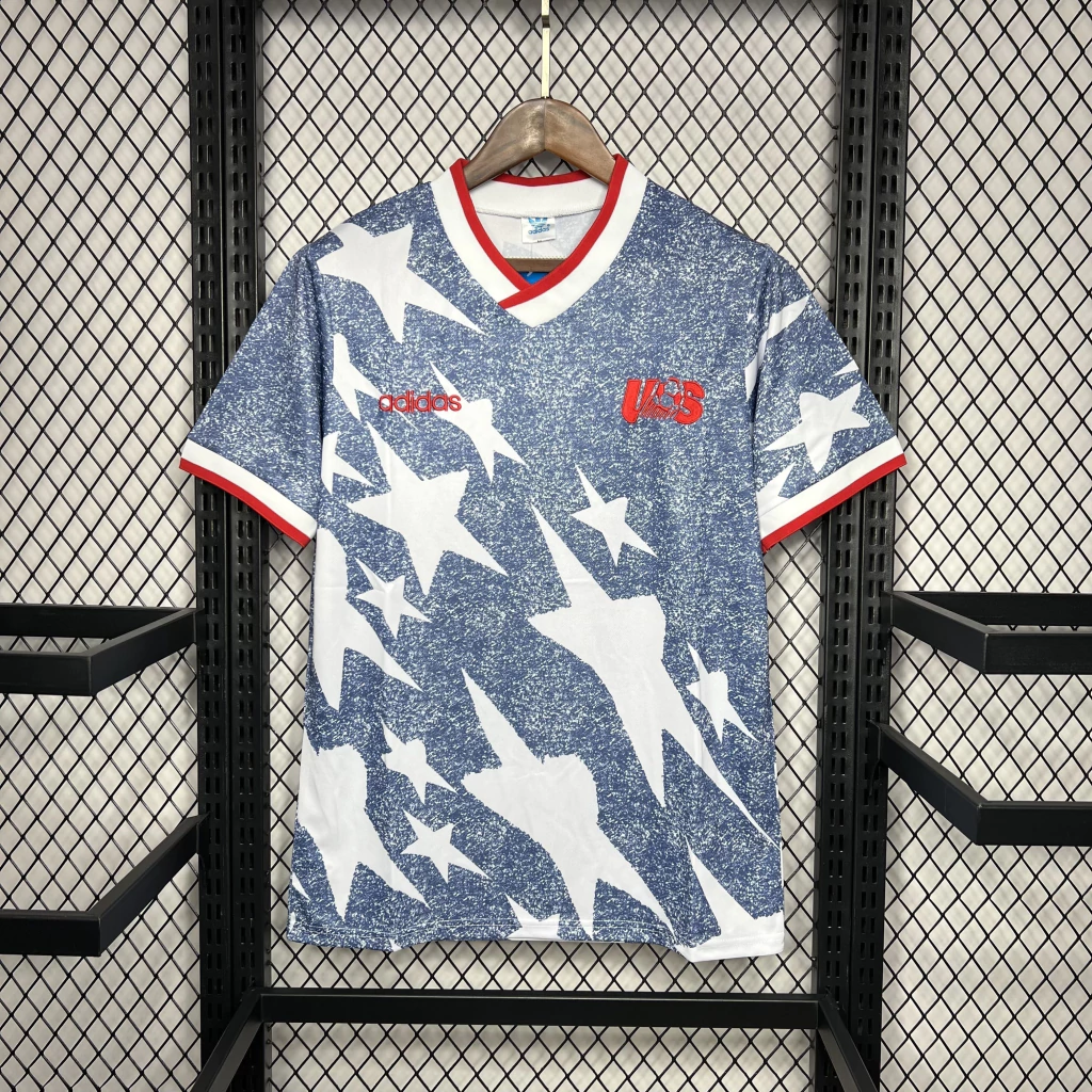 sbfsabfba Camisa Retrô Clássica Seleção Estados Unidos USA Home 1994 Branca Nike - Imagem 1