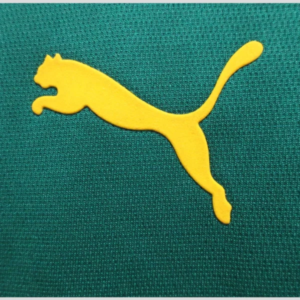 Camisa Regata Retrô Clássica Seleção Camarões Home 2002 Verde Puma - Imagem 5