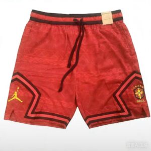 Calção Concept Basquete Seleção Brasil Copa do Mundo 2026 Vermelha Jordan