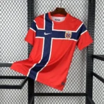 Camisa Seleção Noruega Home Versão Torcedor Copa Do Mundo 2026 Vermelha Nike