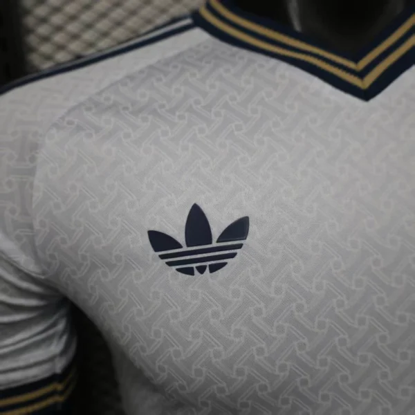 Camisa Seleção Itália Away Versão Jogador Copa Do Mundo 2026 Branca Adidas - Imagem 3