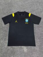 Camisa Brasil Seleção Brasileira Treino Versão Torcedor Masculina Preta 2026 Jordan