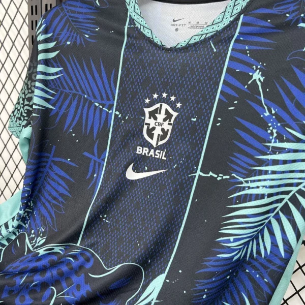 Camisa Brasil Seleção Brasileira Concept Onça Versão Torcedor Azul 2026 Nike - Imagem 3