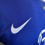 Camisa Retrô Clássica Seleção Brasileira Brasil – Nike Masculina – Versão Torcedor Azul – 2002 - Kaká 23 - Imagem 7