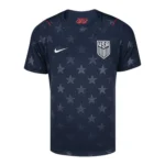 Camisa Seleção Estados Unidos USA Away Versão Torcedor Copa do Mundo 2026 Preta Nike