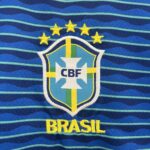 Kit Conjunto Infantil Crianças Camisa e Calção Brasil Retrô Away Infantil 2024/25 Nike - Imagem 3