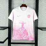 Camisa Brasil Seleção Brasileira Concept Cristo Redentor Versão Torcedor Rosa 2025 Nike