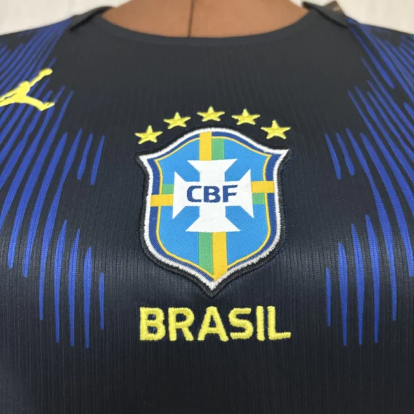 Camisa Brasil Seleção Brasileira Away Feminina Copa do Mundo 2026 Azul Jordan - Imagem 3