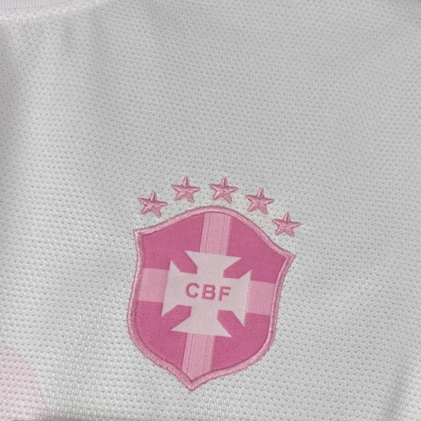 Camisa Brasil Seleção Brasileira Concept Cristo Redentor Versão Torcedor Rosa 2025 Nike - Imagem 3