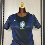 Camisa Brasil Seleção Brasileira Away Feminina Copa do Mundo 2026 Azul Jordan - Imagem 2