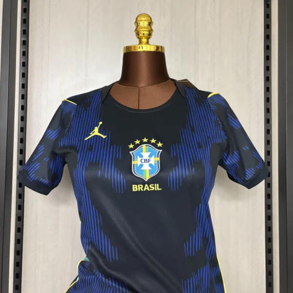 Camisa Brasil Seleção Brasileira Away Feminina Copa do Mundo 2026 Azul Jordan - Imagem 2